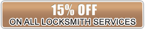 15% to all locksmith services